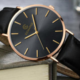Ultra-thin Men's Leather Watch (4346881802321)