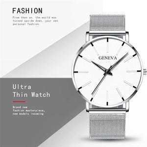 Elegant Style Stainless Steel Watch (4346879541329)