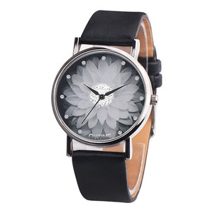 Casual flower-shaped watch