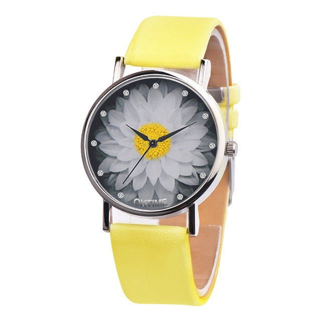 Casual flower-shaped watch